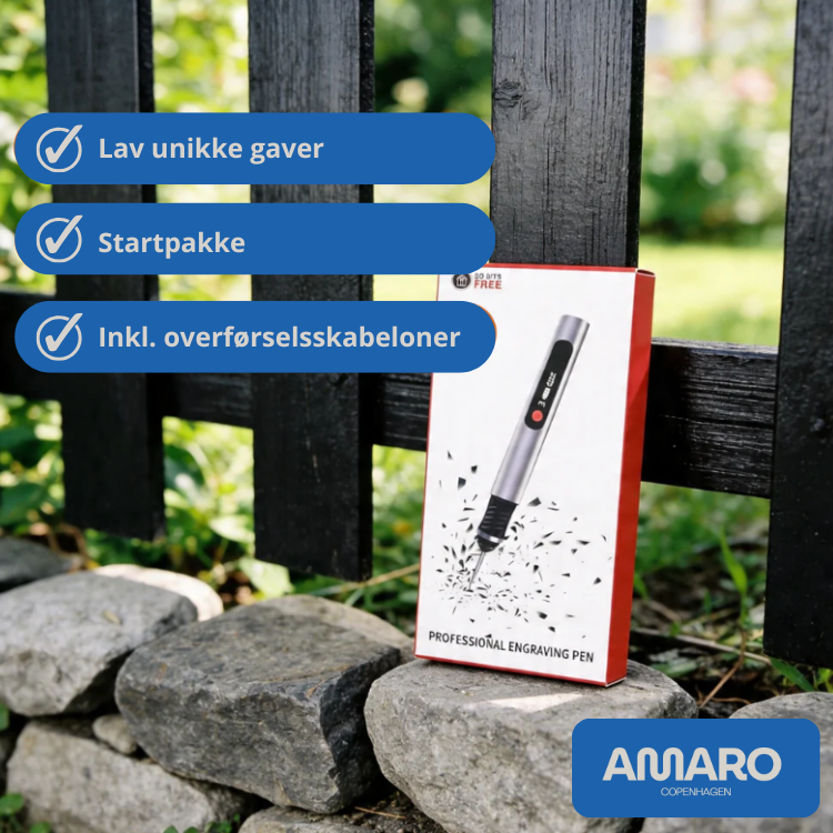 GravérPen™ – Personaliser dine genstande på få sekunder
