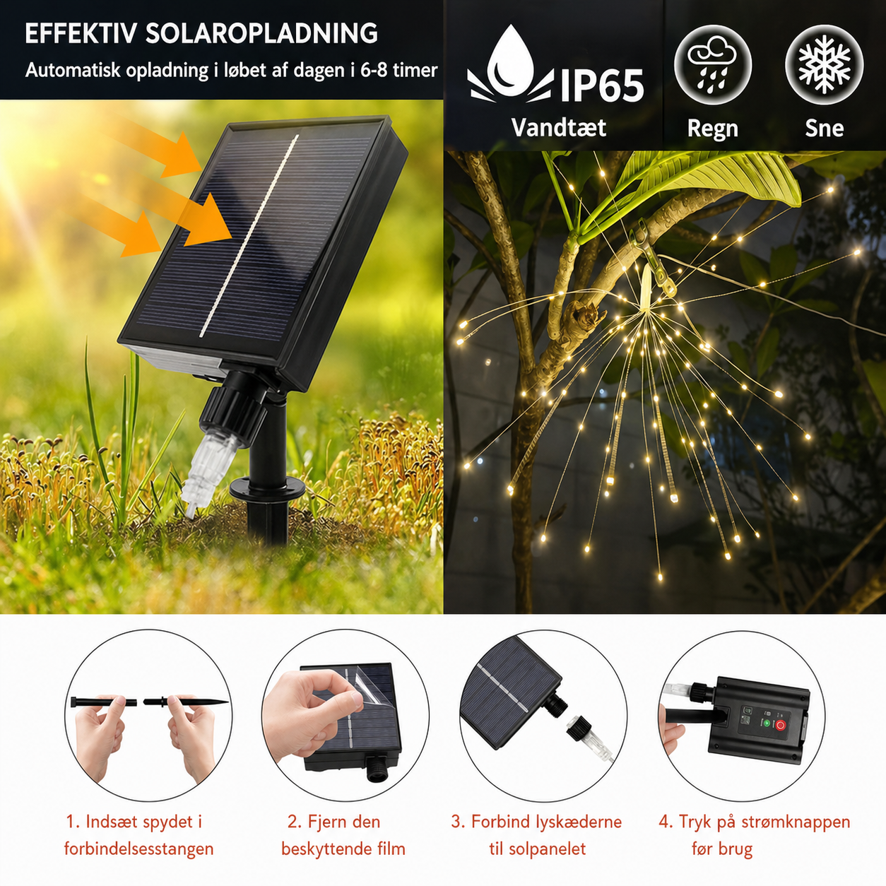 ✨ LumiFlame™ – Elegant solcellelys med levende flammeeffekt til haven