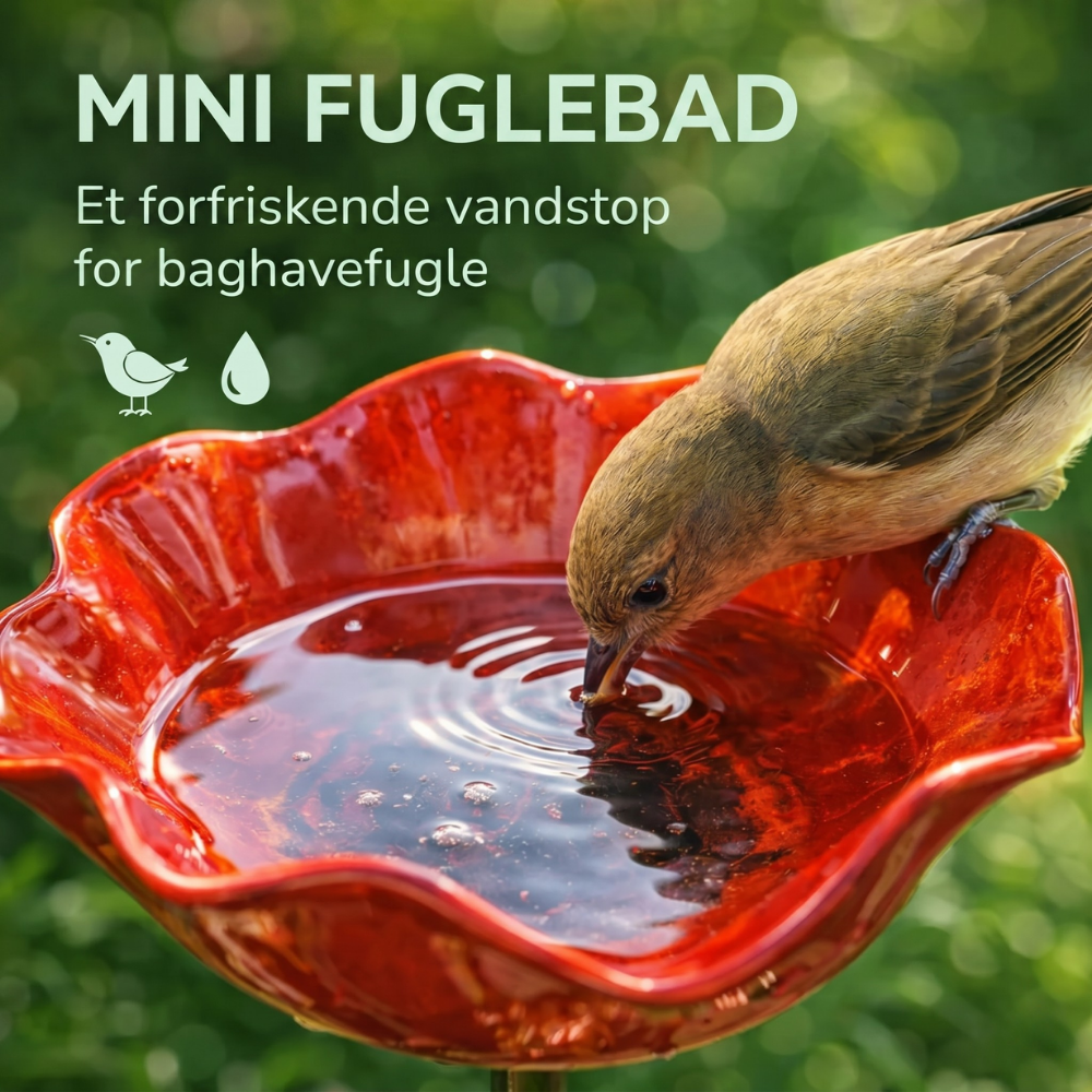 BlomstBad™ – Have fuglebad & bestøver vandstation