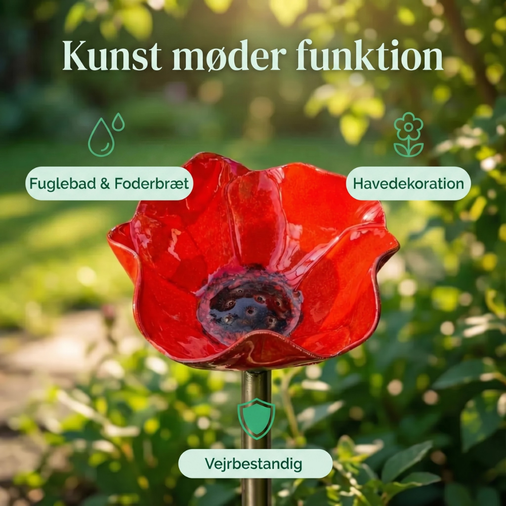 BlomstBad™ – Have fuglebad & bestøver vandstation