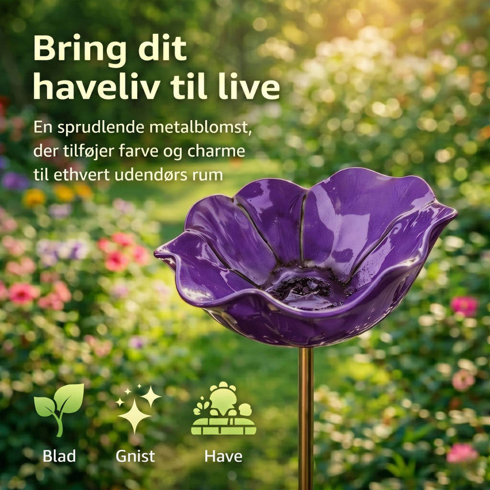 BlomstBad™ – Have fuglebad & bestøver vandstation