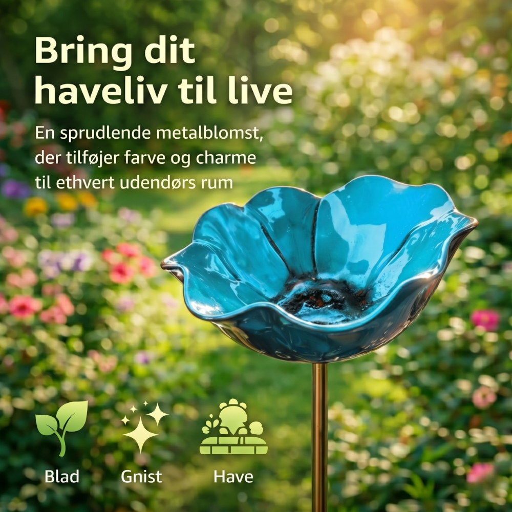 BlomstBad™ – Have fuglebad & bestøver vandstation