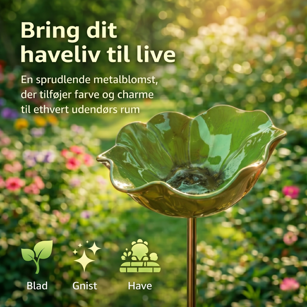 BlomstBad™ – Have fuglebad & bestøver vandstation