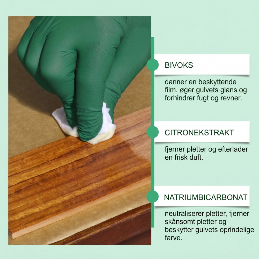 TræGlans™ – Naturlig bivoks-spray til pleje og beskyttelse af træmøbler