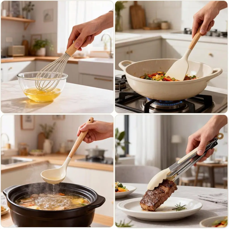 ScandiChef™ Collection – Silikone Køkkensæt (12 dele)