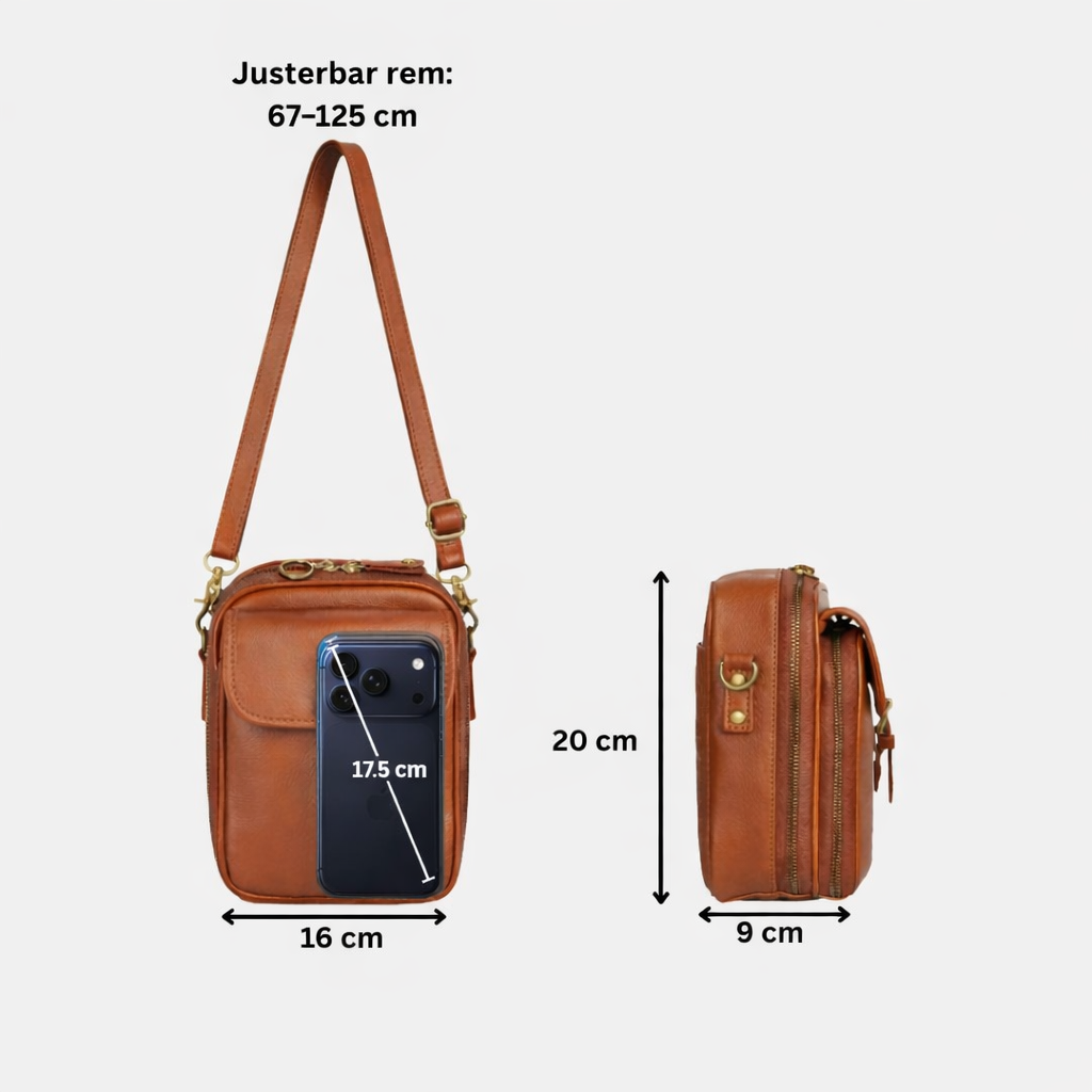 Viggo™ – Den elegante crossbody-taske med smart organisering og ekstra tryghed