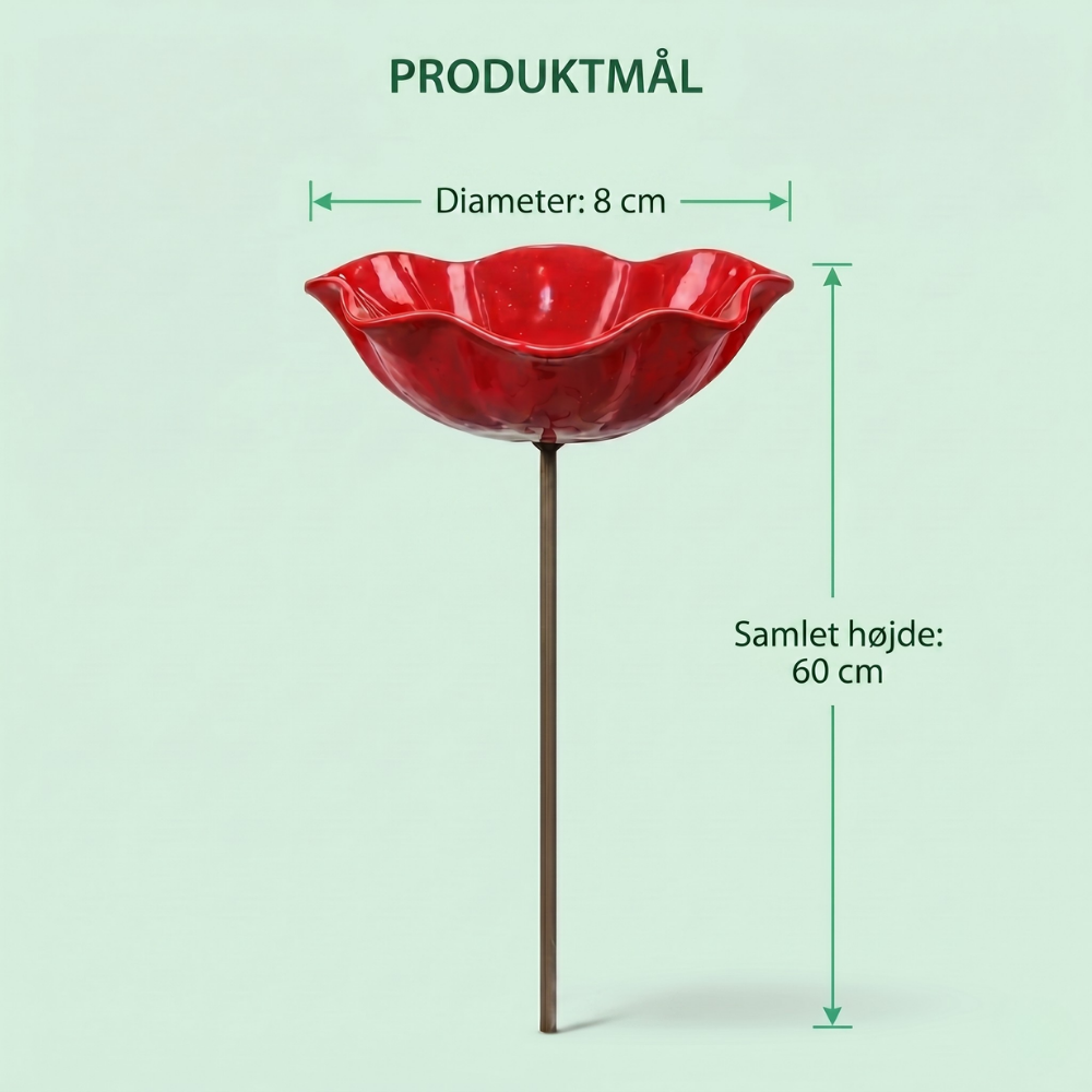 BlomstBad™ – Have fuglebad & bestøver vandstation
