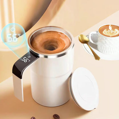 Stirra™ SmartMug - Selvomrørende krus med temperaturdisplay (380 ml)